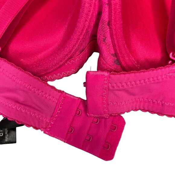 Fredericks of Hollywood Bra Size 34B Pink Lace Underwire - Picture 5 of 8